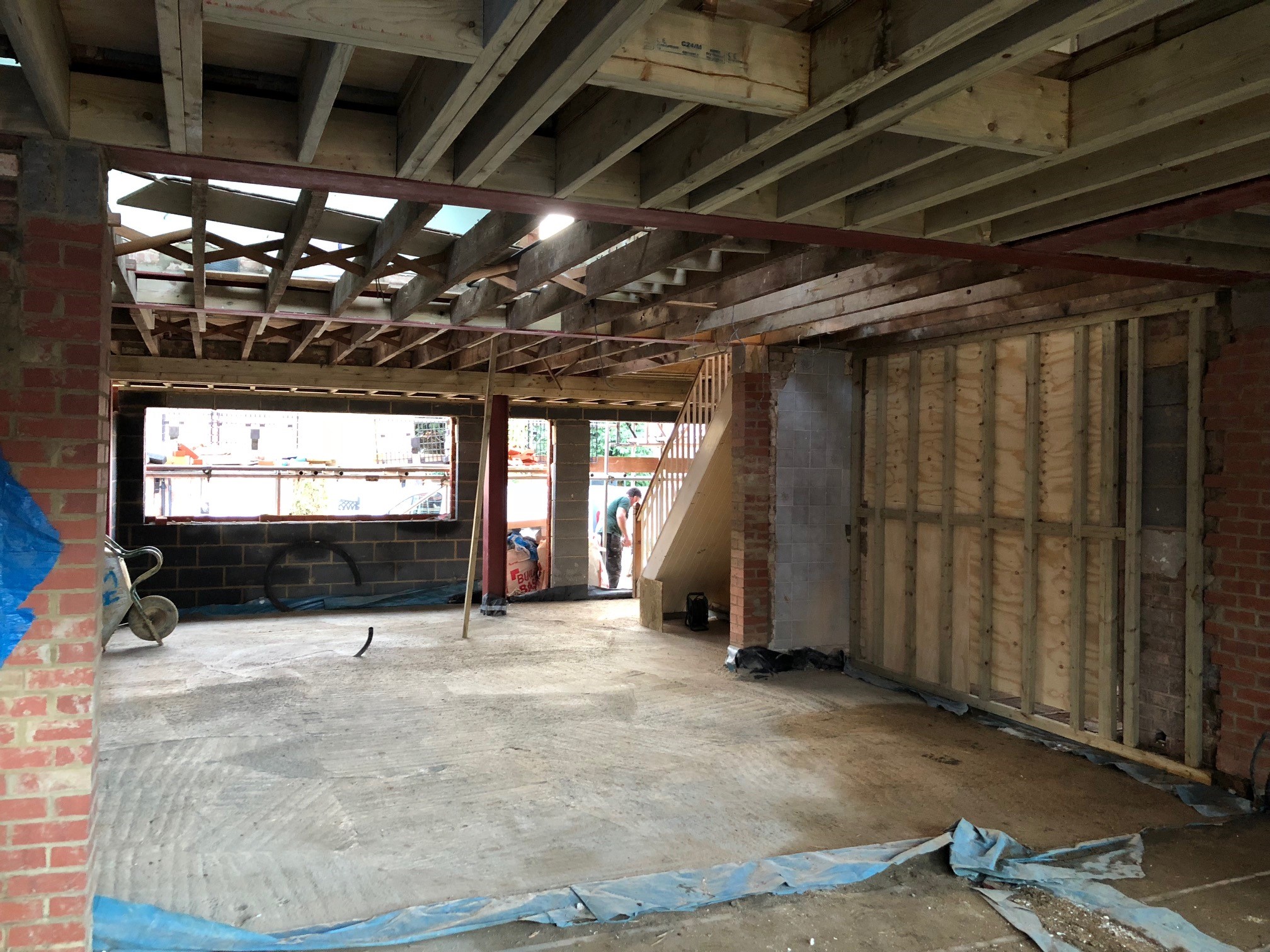Nationserv Helifix approved contractor on site delivering insurance reinstatement works