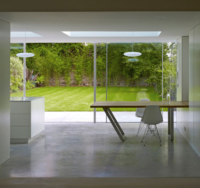 Hertfordshire kitchen extension interior with island by Nationserv